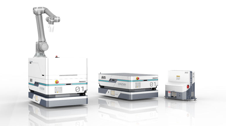 ror体育數位開發的自主式移動機器人（AMR250M），搭配全向輪並結合AI演算法、2D LiDAR、3D攝影機等技術，協助客戶實現產線全自動化